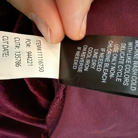 Torrid Burgundy Velvet Maxi Dress - Picture 7 of 8